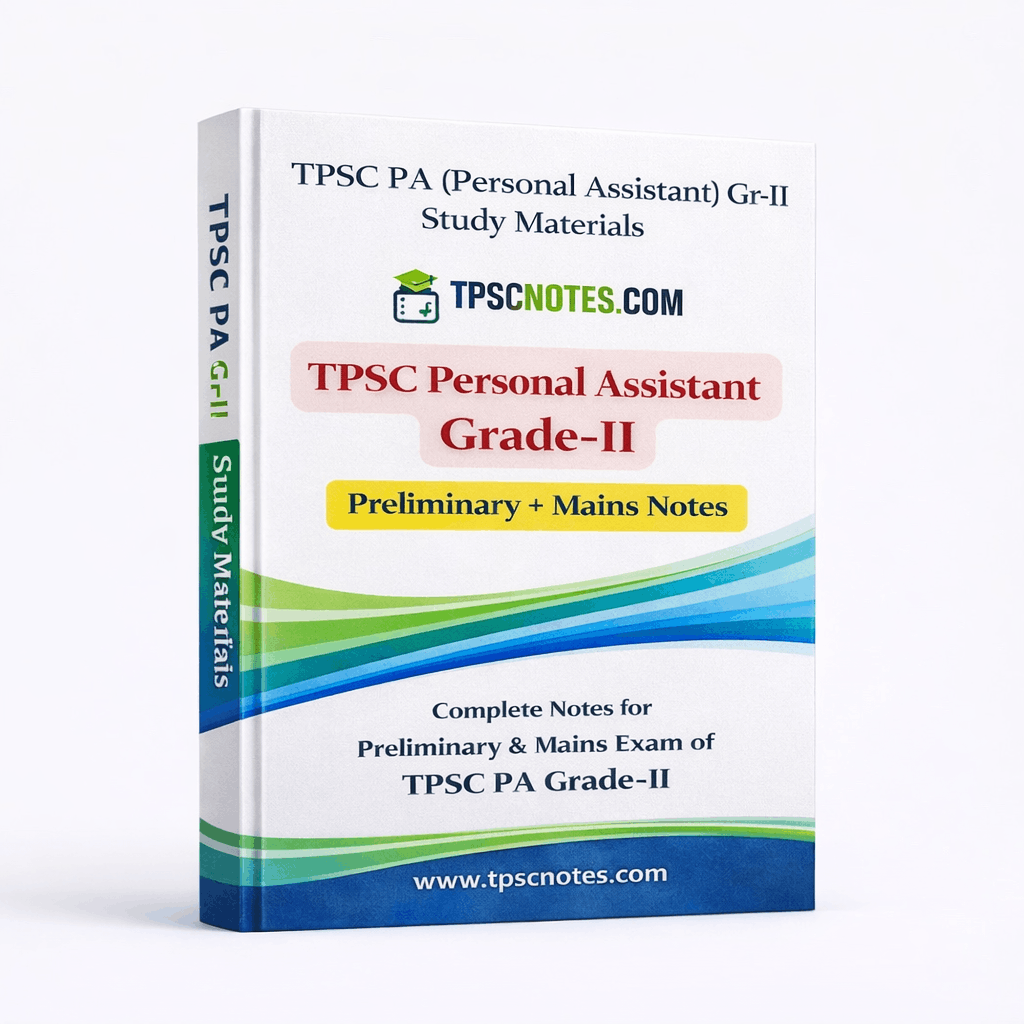 TPSC Personal Assistant Gr-II Study Materials