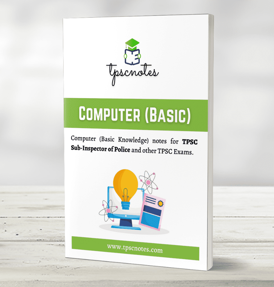 TPSC Sub Inspector (SI) Study Materials-Computer(Basics)