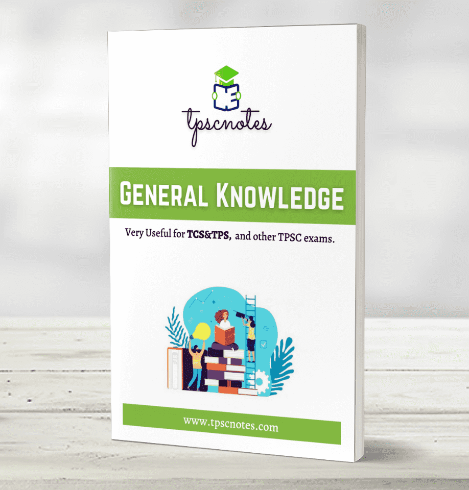 TPSC Sub Inspector (SI) Study Materials-General Knowledge