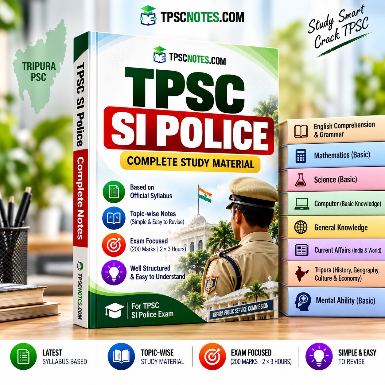 TPSC SI Police complete study materials and exam notes